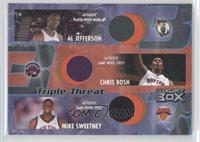 Al Jefferson, Chris Bosh, Mike Sweetney #/200