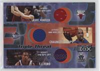 Kirk Hinrich, Chauncey Billups, T.J. Ford #/450