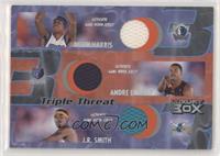 Devin Harris, Andre Emmett, J.R. Smith [EX to NM] #/450