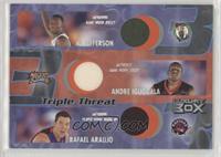 Al Jefferson, Andre Iguodala, Rafael Araujo #/450