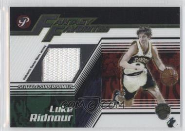 2004-05 Topps Pristine - Fantasy Favorites #FF-LR - Luke Ridnour