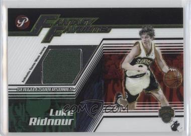 2004-05 Topps Pristine - Fantasy Favorites #FF-LR - Luke Ridnour