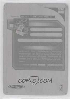 2004-05 Topps Total - [Base] - Printing Plate Magenta Back #250 - Ervin Johnson /1