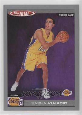 2004-05 Topps Total - [Base] - Silver #350 - Sasha Vujacic