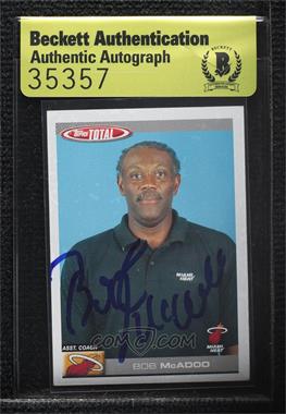 2004-05 Topps Total - [Base] #390 - Bob McAdoo [BAS Authentic]