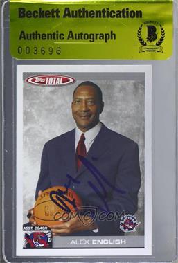 2004-05 Topps Total - [Base] #416 - Alex English [BAS Authentic]
