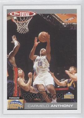 2004-05 Topps Total - [Base] #6 - Carmelo Anthony