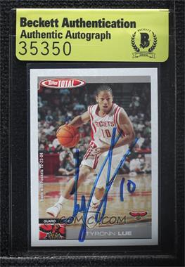 2004-05 Topps Total - [Base] #60 - Tyronn Lue [BAS Beckett Auth Sticker]