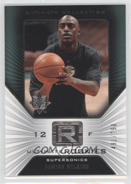 2004-05 Ultimate Collection - [Base] #118 - Ultimate Rookies - Damien Wilkins /750