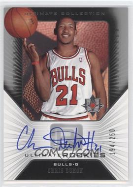 2004-05 Ultimate Collection - [Base] #161 - Ultimate Rookies - Chris Duhon /250