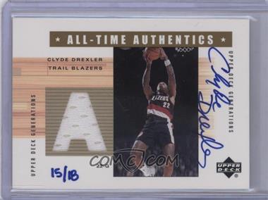 2004-05 Ultimate Collection - Ultimate Buybacks #CD-A - Clyde Drexler /18
