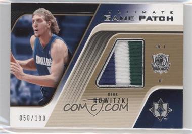 2004-05 Ultimate Collection - Ultimate Game Patch #UGP-DN - Dirk Nowitzki /100