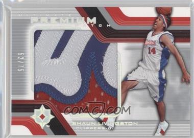 2004-05 Ultimate Collection - Ultimate Premium Patch #UPP-SL - Shaun Livingston /75