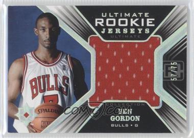 2004-05 Ultimate Collection - Ultimate Rookie Jerseys - Limited #URJ-BG - Ben Gordon /75