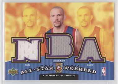 2004-05 Upper Deck - All-Star Weekend Authentics Triple #ASW3-JK - Jason Kidd