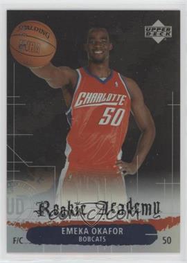 2004-05 Upper Deck - Rookie Academy - Onyx #RA25 - Emeka Okafor /50