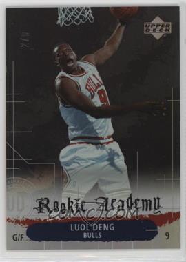 2004-05 Upper Deck - Rookie Academy - Onyx #RA30 - Luol Deng /9