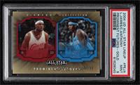 LeBron James, Carmelo Anthony [PSA 9 MINT] #29/50