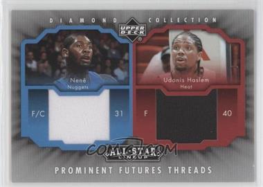 2004-05 Upper Deck All-Star Lineup - Prominent Futures Threads #PFT-NH - Udonis Haslem, Nenê