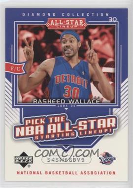 2004-05 Upper Deck All-Star Lineup - Promo Cards #AS31 - Rasheed Wallace