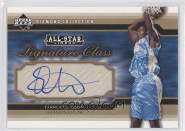 2004-05 Upper Deck All-Star Lineup - Signature Class #SC-FE - Francisco Elson