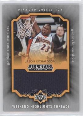 2004-05 Upper Deck All-Star Lineup - Weekend Highlights Threads #WHT-JR - Jason Richardson