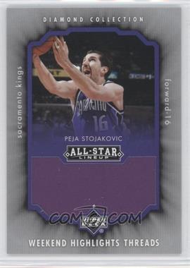 2004-05 Upper Deck All-Star Lineup - Weekend Highlights Threads #WHT-PS - Peja Stojakovic