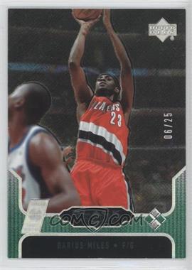 2004-05 Upper Deck Black Diamond - [Base] - Green Diamond #114 - Darius Miles /25