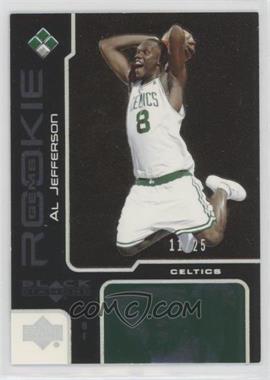 2004-05 Upper Deck Black Diamond - [Base] - Green Diamond #165 - Al Jefferson /25