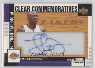 2004-05 Upper Deck Hardcourt - Clear Commemoratives #HCC-LO - Lamar Odom