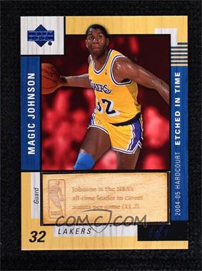 2004-05 Upper Deck Hardcourt - Etched in Time #ET-MA - Magic Johnson /1