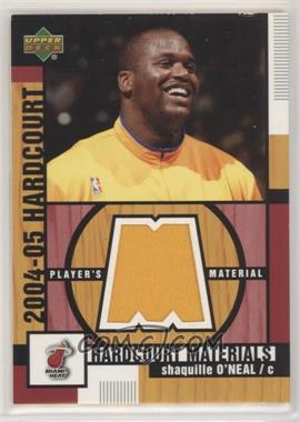 2004-05 Upper Deck Hardcourt - Hardcourt Materials - Player's Materials #HM-SO - Shaquille O'Neal