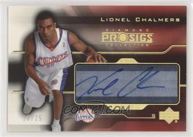 2004-05 Upper Deck Pro Sigs Diamond Collection - Pro Signs Rookies - Gold #PS-LC - Lionel Chalmers /25