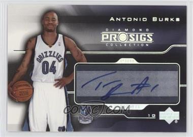 2004-05 Upper Deck Pro Sigs Diamond Collection - Pro Signs Rookies #PS-BU - Antonio Burks