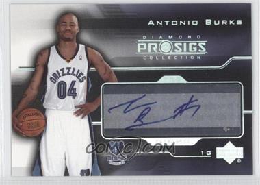 2004-05 Upper Deck Pro Sigs Diamond Collection - Pro Signs Rookies #PS-BU - Antonio Burks