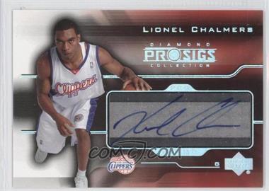 2004-05 Upper Deck Pro Sigs Diamond Collection - Pro Signs Rookies #PS-LC - Lionel Chalmers