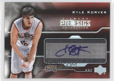 2004-05 Upper Deck Pro Sigs Diamond Collection - Pro Signs #PS-KK - Kyle Korver