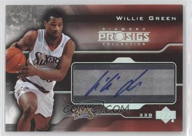 2004-05 Upper Deck Pro Sigs Diamond Collection - Pro Signs #PS-WG - Willie Green
