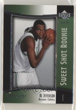 2004-05 Upper Deck Sweet Shot - [Base] #112 - Al Jefferson /1250