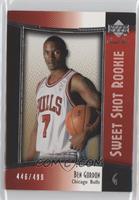 Ben Gordon [EX to NM] #/499