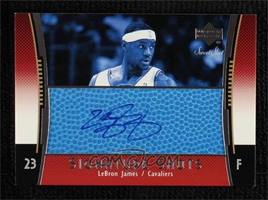 2004-05 Upper Deck Sweet Shot - Signature Shots - Blue #SSB-LJ - LeBron James