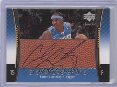 2004-05 Upper Deck Sweet Shot - Signature Shots #SS-CA - Carmelo Anthony