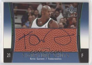2004-05 Upper Deck Sweet Shot - Signature Shots #SS-KG - Kevin Garnett