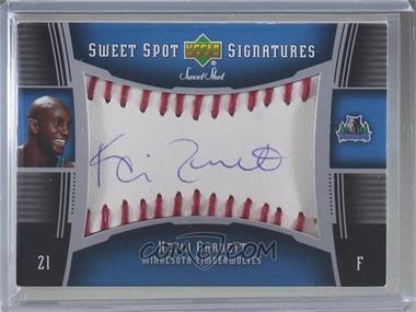 2004-05 Upper Deck Sweet Shot - Sweet Shot Signatures #SSS-KG - Kevin Garnett