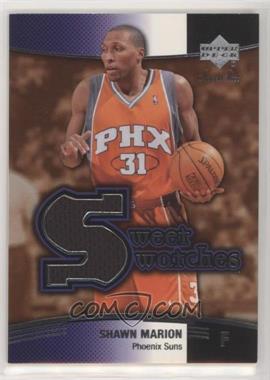 2004-05 Upper Deck Sweet Shot - Sweet Swatches #SW-SH - Shawn Marion