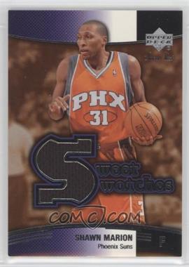 2004-05 Upper Deck Sweet Shot - Sweet Swatches #SW-SH - Shawn Marion