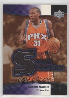 2004-05 Upper Deck Sweet Shot - Sweet Swatches #SW-SH - Shawn Marion