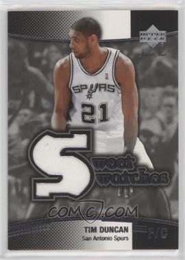 2004-05 Upper Deck Sweet Shot - Sweet Swatches #SW-TD - Tim Duncan