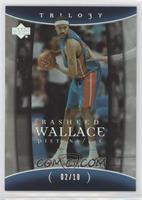 Rasheed Wallace #/10