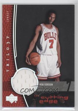 2004-05 Upper Deck Trilogy - The Cutting Edge #CE-BG - Ben Gordon